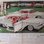 1958 Ford Galaxie & T-Bird 3 page Ad white wedding