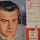 1958 Viceroy Cigarette Ad Space theme tobacco Ad Sweet!