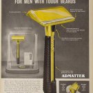 1958 Gem 24K Gold Plated Push-button Razor Ad