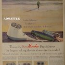 1958 Noreclo speed shaver Ad man surf fishing & lures
