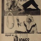 1957 Paul Jones Whiskey Ad Cowboy Zest of the West Ad