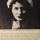 1957 vintage CBS Radio Ad starring Nora Drake