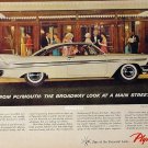 1958 Plymouth Belvedere 2-door Hardtop Car Ad Sweet!