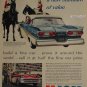 Sweet Ad! 1958 Ford Fairlane vintage car Advertisement