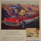 1958 Ford Skyliner Fairlane hardtop convertible car Ad