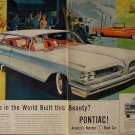 Huge 1959 GM Pontiac Bonneville Catalina Car Ad