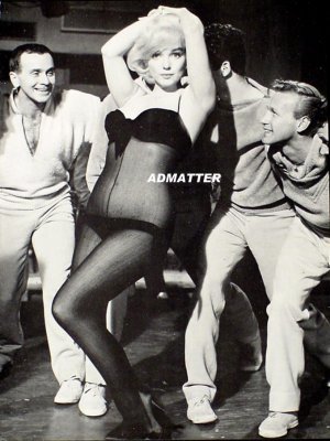 Marilyn Monroe Pin-up Poster Dancing HOT Body Stockings