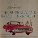 1959 CHEVROLET CAR AD FOR RED 1960 CHEVY BEL AIR SEDAN!