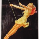 Smoking Hot Pin-up Girl in Swing Art by Al Buell 8.5X11