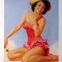 2-Sided Pin-up Girl Print Zoe Mozert 2 Fire Hot Babes