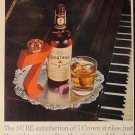1957 Seagrams 7 Crown American Blended Whiskey Ad