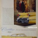 1958 Cadillac Car Ad Sedan deVille Old Advertisement!