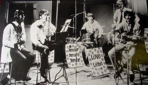 Old Beatles Pin-up LOVE Poster John Paul George Ringo!