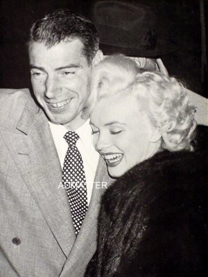 Marilyn Monroe Joe DiMaggio Vintage Pinup Poster Print!