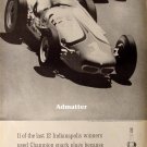 1961 Champion Ad  A.J. Foyt Indianapolis racing record