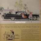 1958 Dodge Ad featuring 1959 cars with swing out seats!
