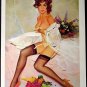 Sexy Hot Vintage 2-sided Pin-up girl print Fritz Willis