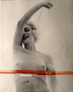 Marilyn Monroe 2-Sided 10X12 Pinup Topless Photo Poster