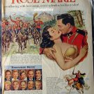 1954 Rose Marie Movie Ad Ann Blyth & Howard Keel
