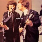 Vint Beatles 2-Sided Poster John Lennon George Harrison