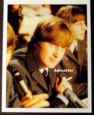 Vintage Beatles John Lennon McCartney 2-Sided Poster