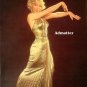 Marilyn Monroe Vintage 2-Sided Pinup Gold Dress Photo!