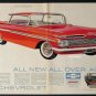 1958 Chevy Car Ad For New 1959 Impala & Bel Air