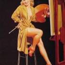 Pin-up Girl Al Buell Print 8X10 Wild & Sexy Artist!