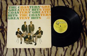 THE COASTERS GREATEST HITS 1959 ATCO 33-111 YELLOW HARP