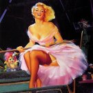 Edward Runci Pin-up Girl Poster Hot Roller Coaster Ride