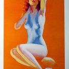 2-Sided Sexy Pin-up Girl Poster Artwork by Earl Moran