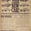 1961 Chrysler New Car Vintage Contest Ad!