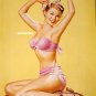 Pearl Frush Pin-up Girl Poster Hot Pink Bikini 9X12