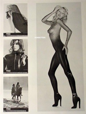 Old Pin-up poster print Topless Pirelli Calandar Girls!
