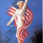 Billy DeVorss Pin-up Girl Poster  2-SIDED Patriotic!