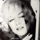 Marilyn Monroe Print Hearts Veil & White Gloves photo