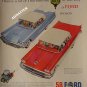 1958 FORD T-Bird vintage car Ad awesome Thunderbirds