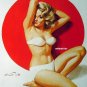 Arthur Sarnoff Pin-up Girl Poster Smokin' White Bikini!