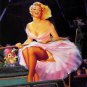 Edward Runci Pin-up Girl Hot Pink Dress Roller Coaster