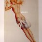 Alberto Vargas Pin-up Girl Nude Wearing only a Hat!