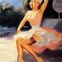 Bill Medcalf  Sexy Pin-up girl Poster waiting Bus Stop