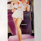 George Petty Pin-up Girl Poster on Phone Tennis Outfit!