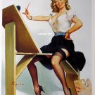 Gil Elvgren Pin-up Girl Poster Print  Artist Painting!