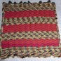 Hand Knitted 36X40 Baby Shawl Blanket Crocheted Afghan!