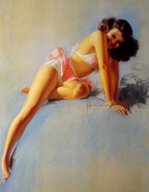 Rolf Armstrong very Sexy 8X10 Pin-up Girl Poster! Hot!!