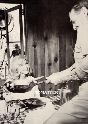 Marilyn Monroe Clark Gable Pin-up Print Misfits Photo