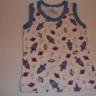 Blue Rocket Sleeveless T-shirt (3-6m)