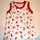 Red All Star Teddy No Sleeve (3-6m)