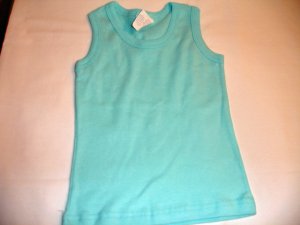 Light Blue Solid No sleeve (3-6m)