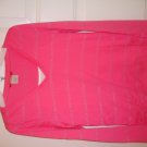 Union Bay Hot Pink and Silver Stripes XL